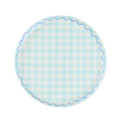 Alternative view of Lenox Everyday Flatware Gingham Reusable Small Plates, Set of 6