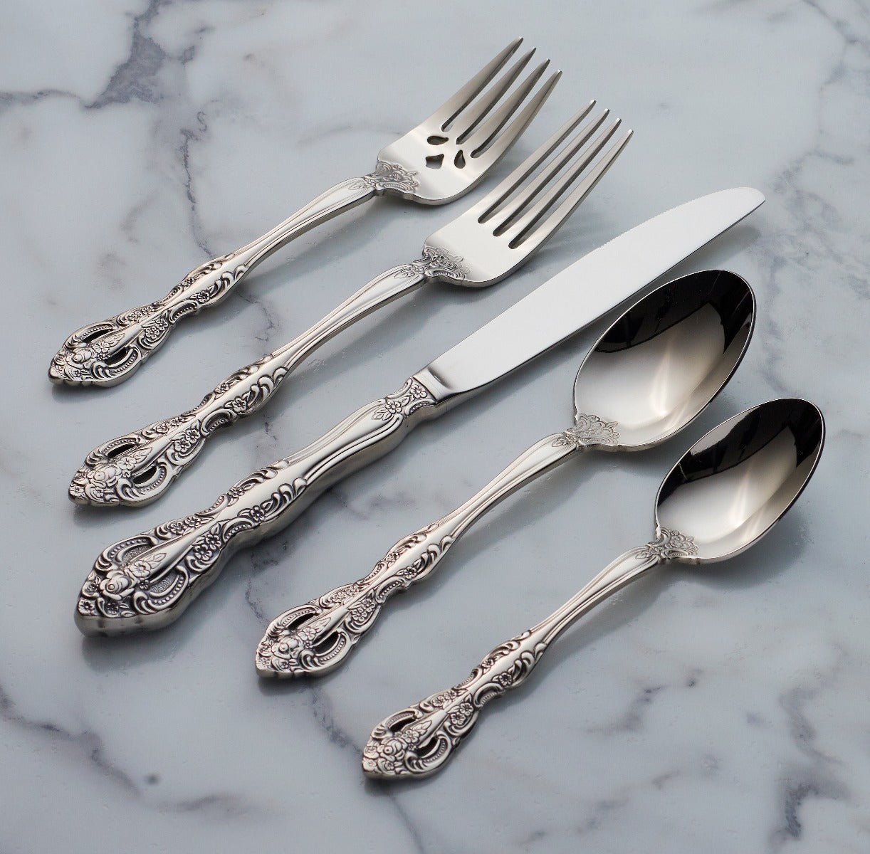 Lenox Everyday Flatware Michelangelo 5-Piece Place Setting - Image 3