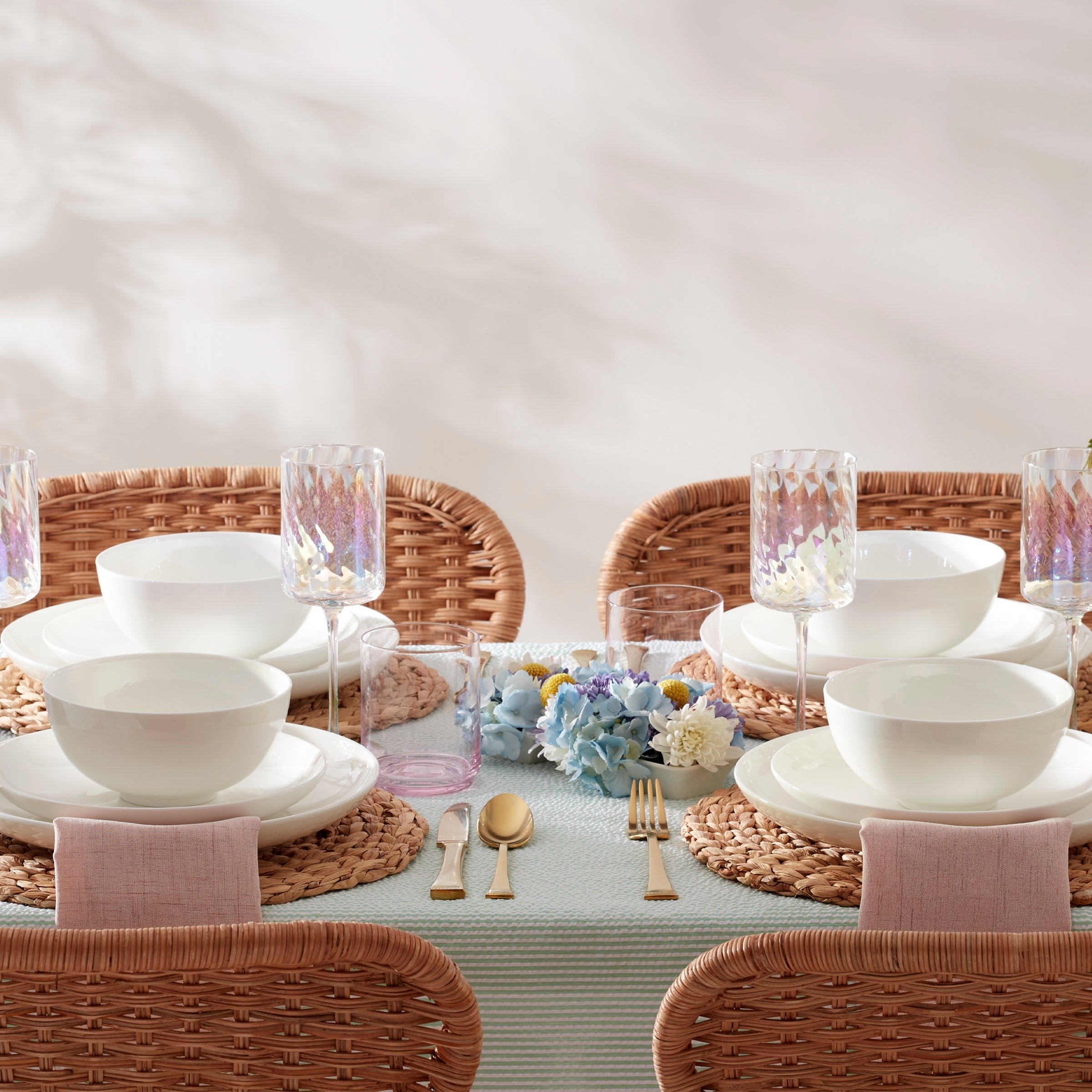 Lenox Everyday Flatware Studio 1414 Coupe 24-Piece Dinnerware Set - Image 3