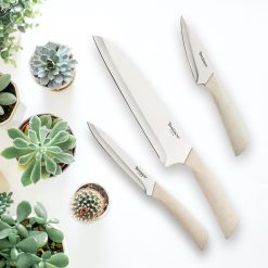 Alternative view of Lenox Everyday Flatware Harvest 3-Piece Cutlery Set with Blade Guards