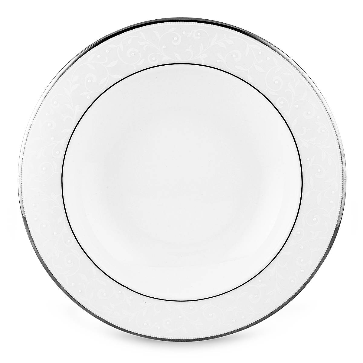 Lenox Everyday Flatware Opal Innocence Rimmed Bowl - Image 2
