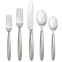 Lenox Everyday Flatware Tidal Frosted 30-Piece Flatware Set