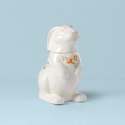 Lenox Everyday Flatware Butterfly Meadow Bunny Cookie Jar