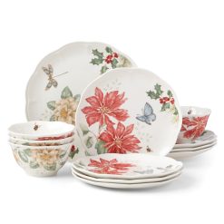Alternative view of Lenox Everyday Flatware Butterfly Meadow Holiday 12-Piece Dinnerware Set