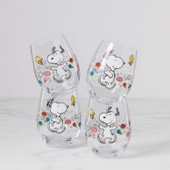 Lenox Everyday Flatware Chef Snoopy Tumblers, Set of 4