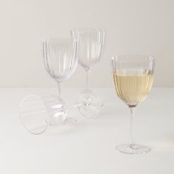 Alternative view of Lenox Everyday Flatware Curva All- Purpose Wine Glasses, Set of 4