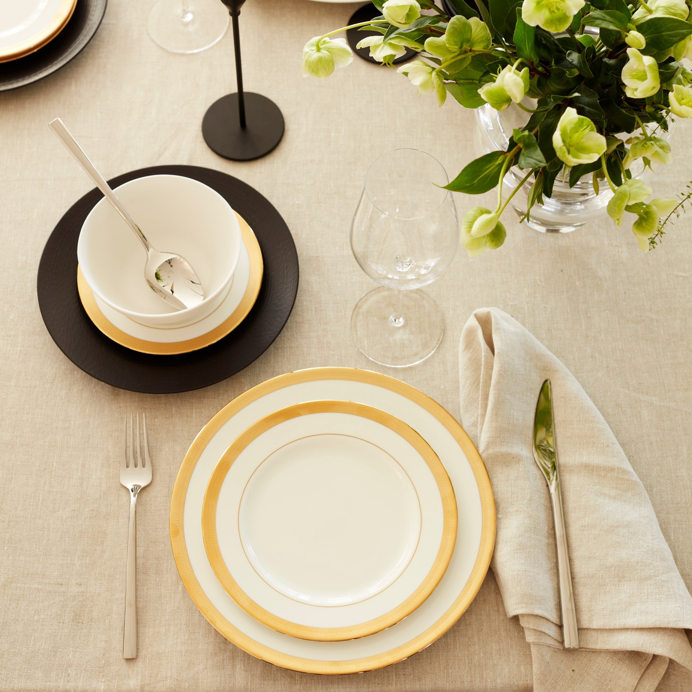 Lenox Everyday Flatware LX Collective White 12-Piece Dinnerware Set - Image 3
