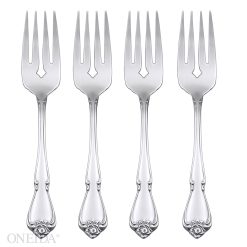 Lenox Everyday Flatware True Rose Everyday Flatware Salad Forks, Set Of 4