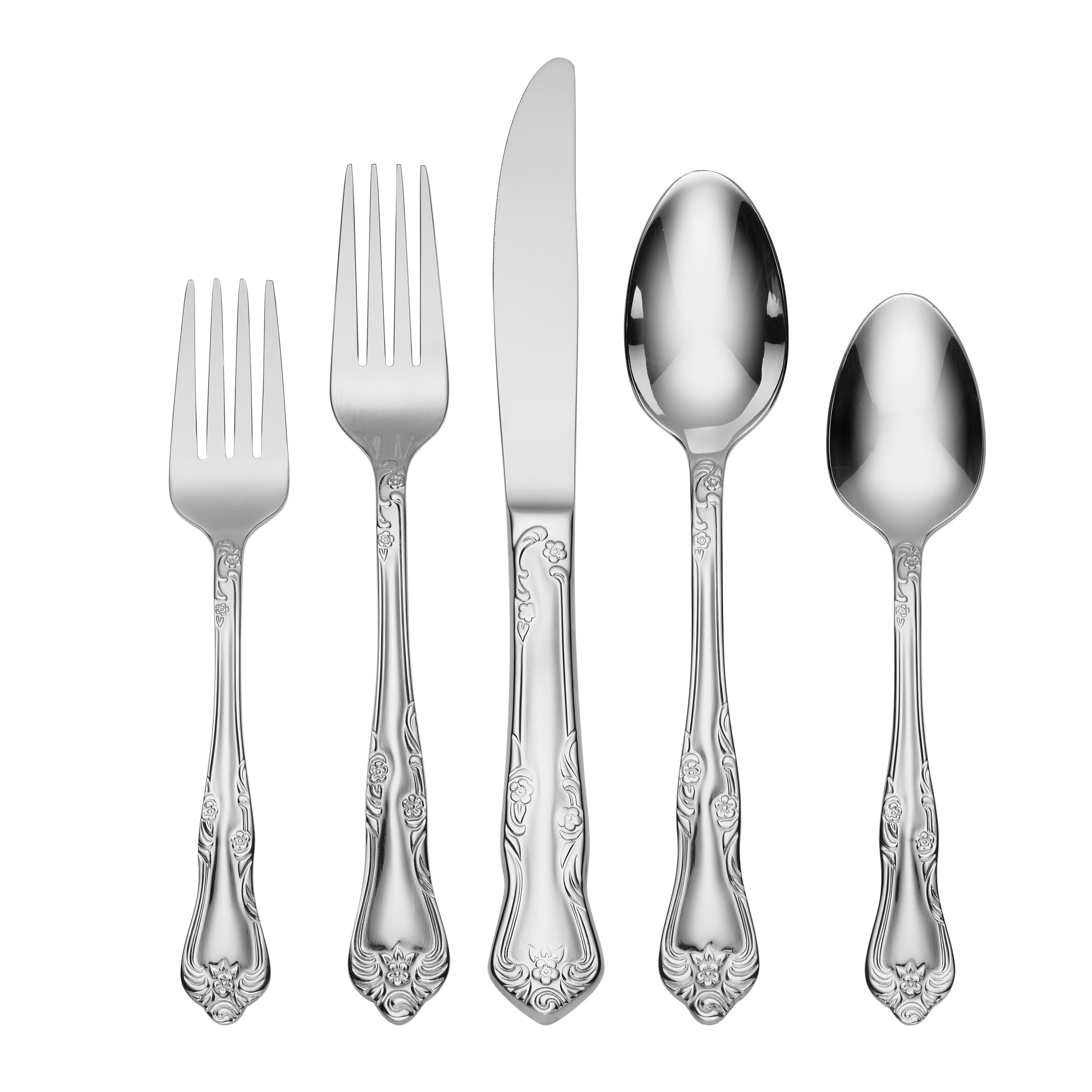 Lenox Everyday Flatware Azalea 45-Piece Flatware Set