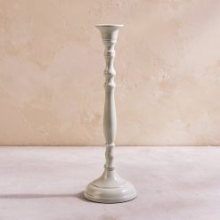 Lenox Everyday Flatware Nera Light Green Large Candle Holder