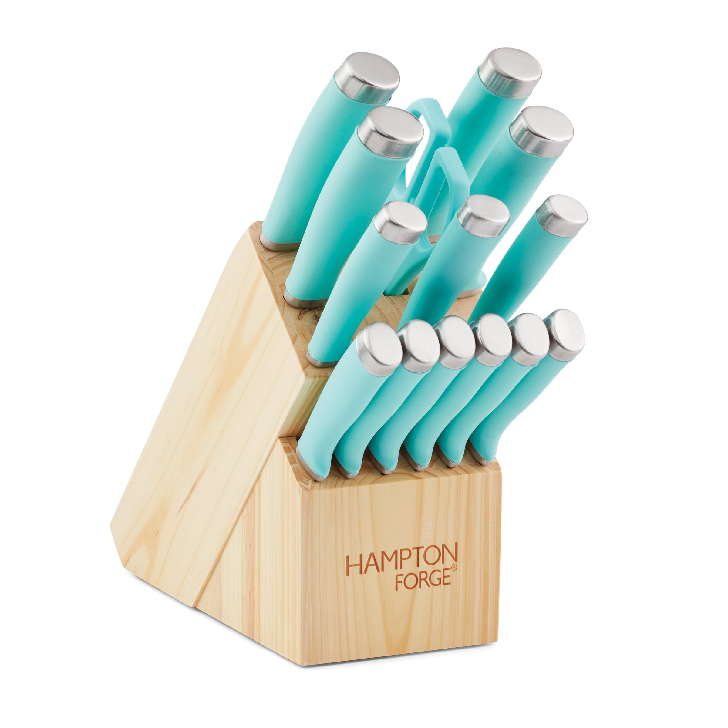 Lenox Everyday Flatware Epicure True Aqua 15 pc Block Set