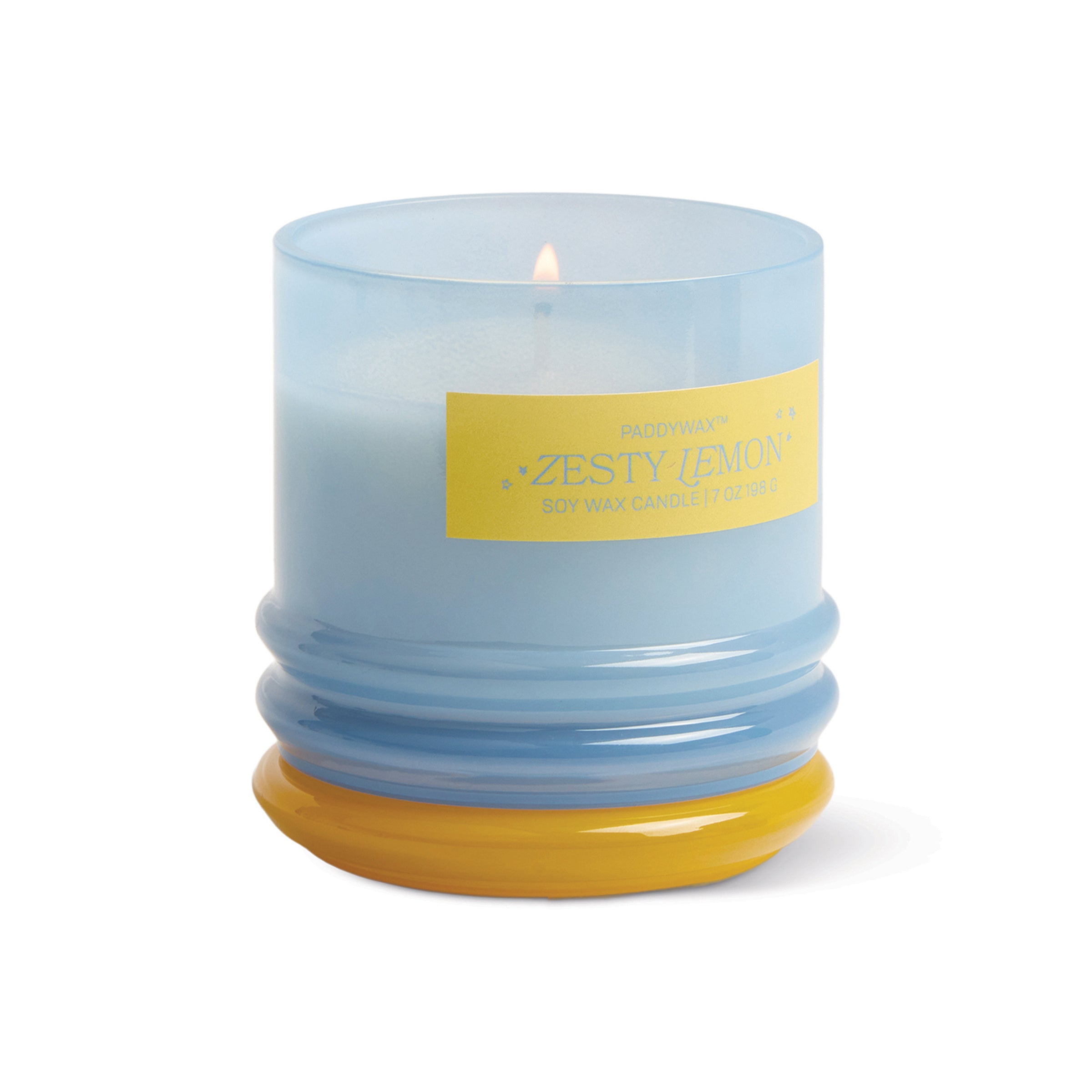 Lenox Everyday Flatware Stacked Zesty Lemon 7oz Candle - Image 2
