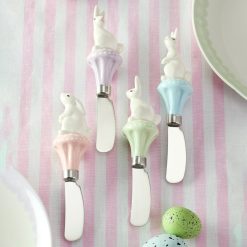 Alternative view of Lenox Everyday Flatware Bunny Hop Cheese Spreaders, Set of 4