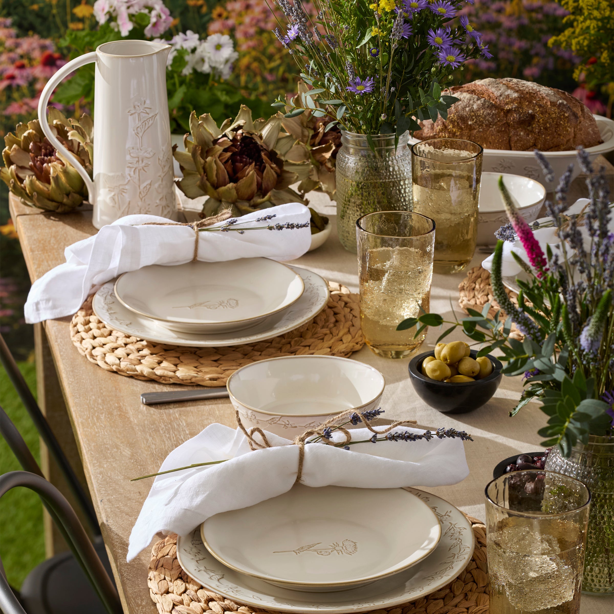 Lenox Everyday Flatware Homespun 12-Piece Dinnerware Set - Image 8