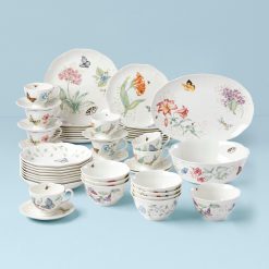 Lenox Everyday Flatware Butterfly Meadow 50-Piece Dinnerware Set