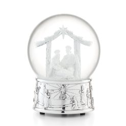 Lenox Everyday Flatware Nativity Musical Snow Globe