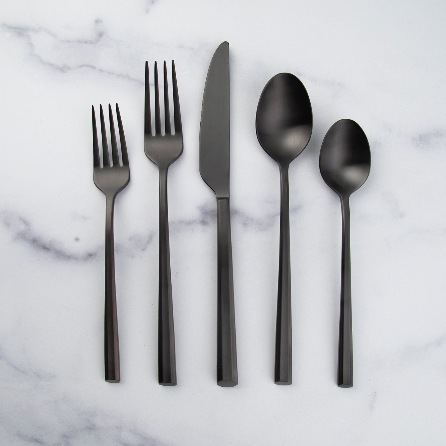 Lenox Everyday Flatware Isobel Black Satin 20-Piece Flatware Set - Image 3