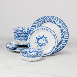 Lenox Everyday Flatware Solear Blue 12-Piece Dinnerware Set