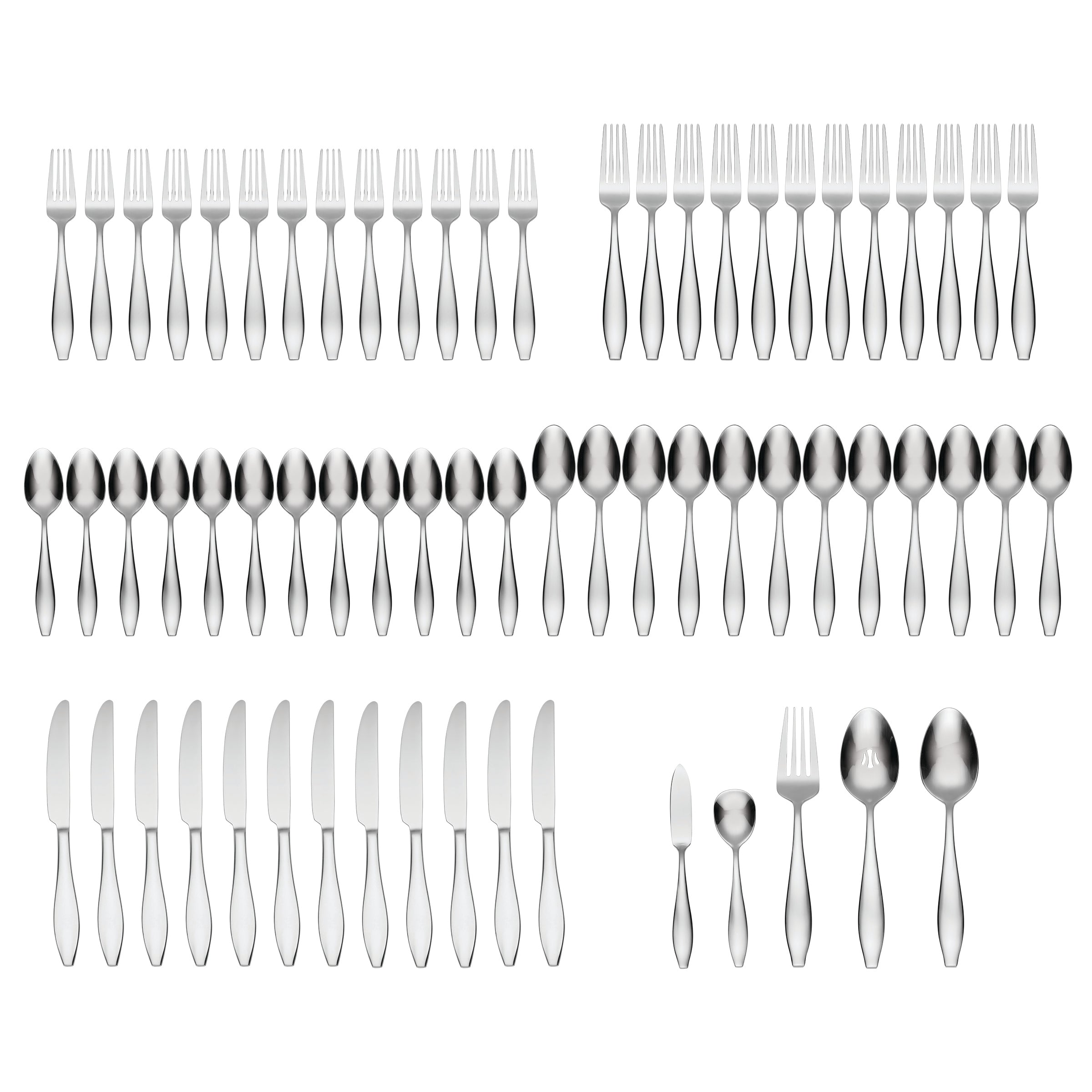 Lenox Everyday Flatware Comet 65-Piece Flatware Set - Image 3