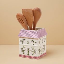 Alternative view of Lenox Everyday Flatware Lenox Spice Village Utensil Crock with Wood Utensils