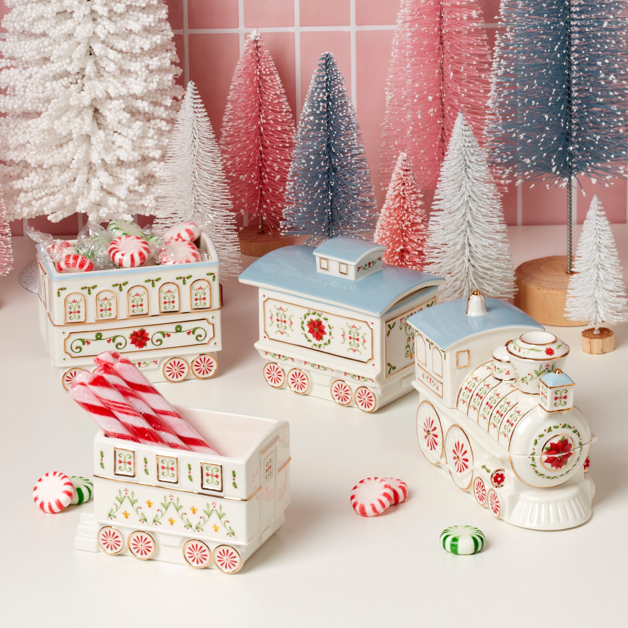 Lenox Everyday Flatware Lenox Holiday Village Christmas Train Server - Image 4