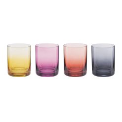 Lenox Everyday Flatware Golden Hour Double Old Fashion Glasses, Set of 4