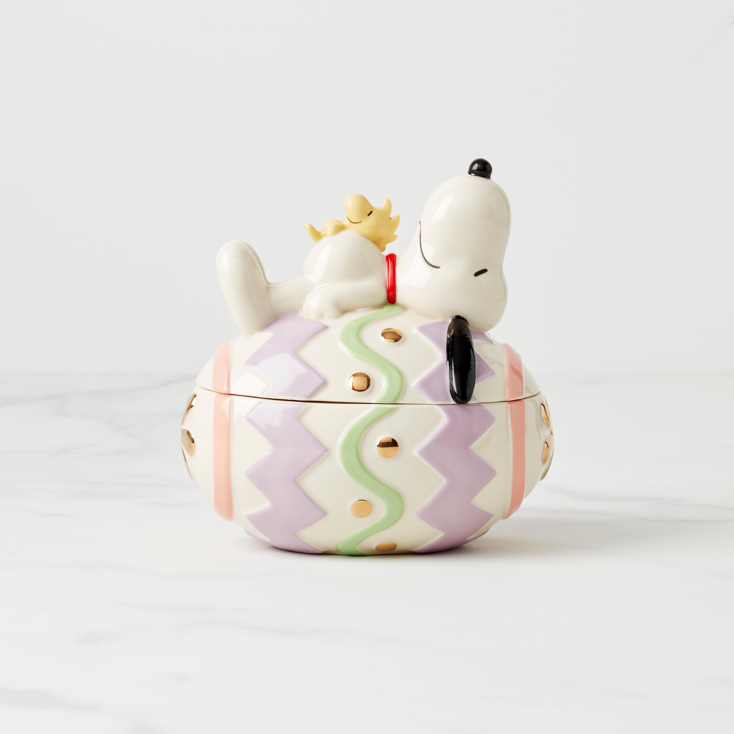 Lenox Everyday Flatware Snoopy Easter Covered Candy Dish - Image 9