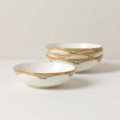 Lenox Everyday Flatware British Colonial Bamboo Fruit Bowls, Set of 4