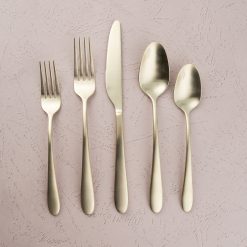 Alternative view of Lenox Everyday Flatware Poet Champagne Satin 20-Piece Flatware Set