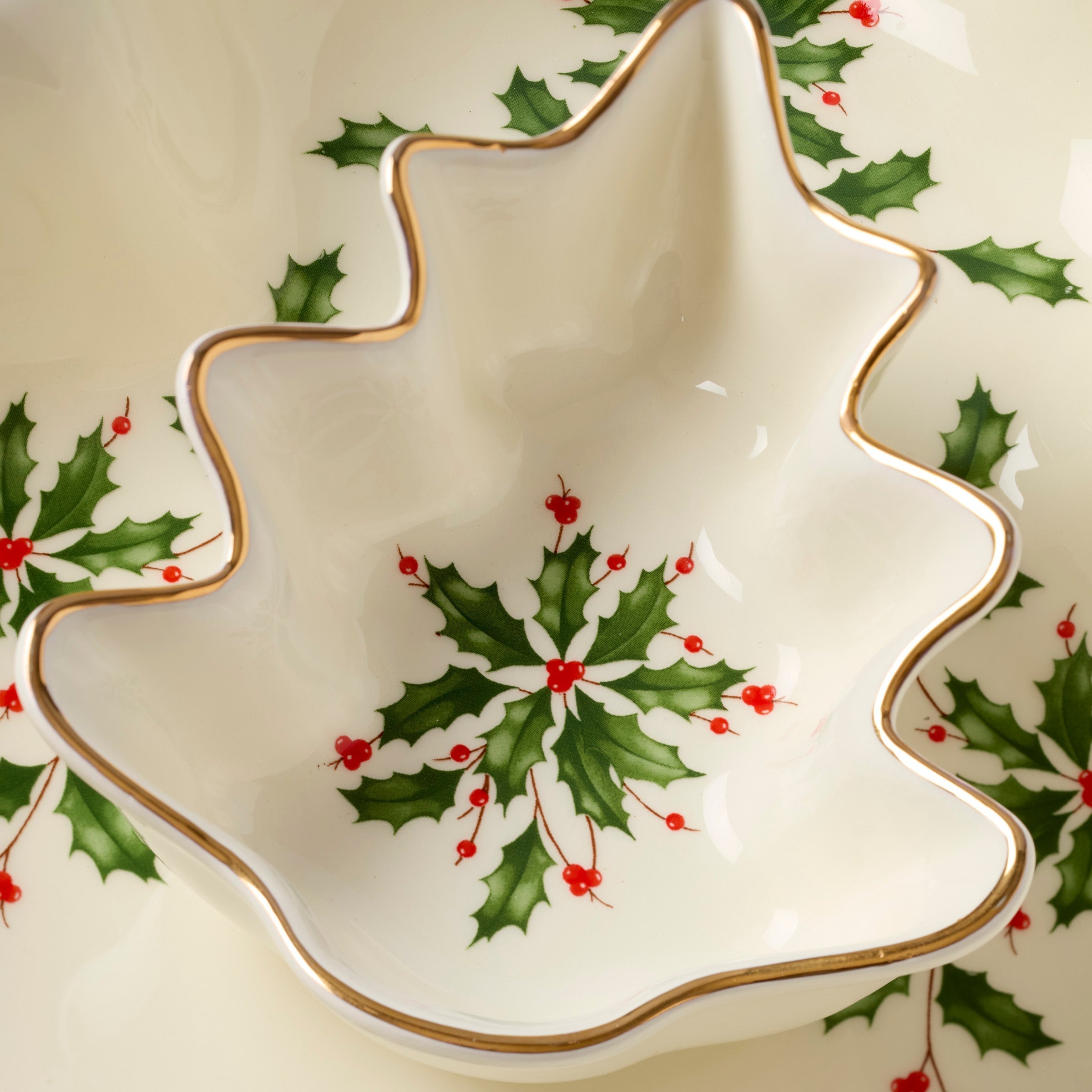 Lenox Everyday Flatware Holiday Tree Chip & Dip Set - Image 4
