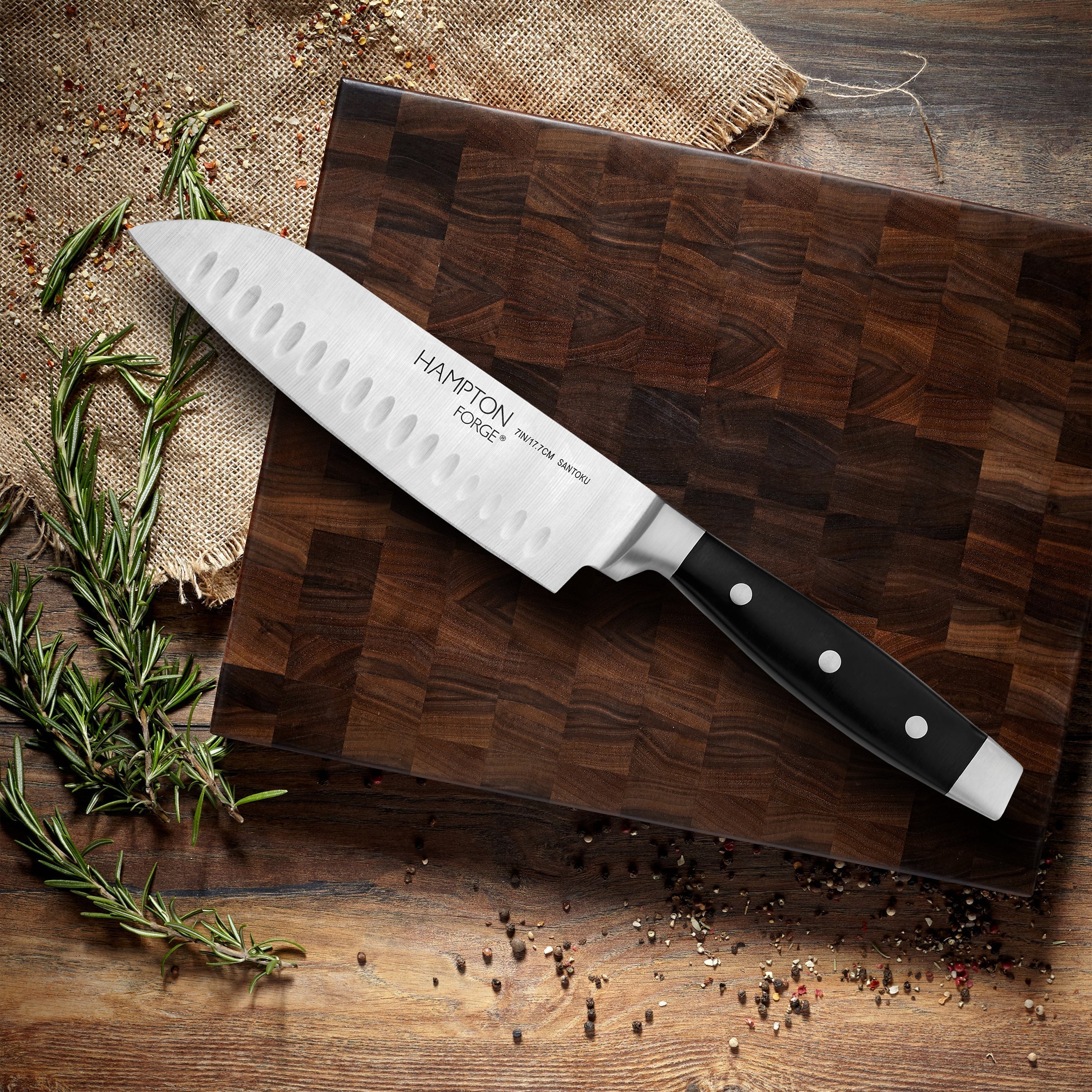 Lenox Everyday Flatware Continental 7 Santoku Knife with Blade Guard - Image 3