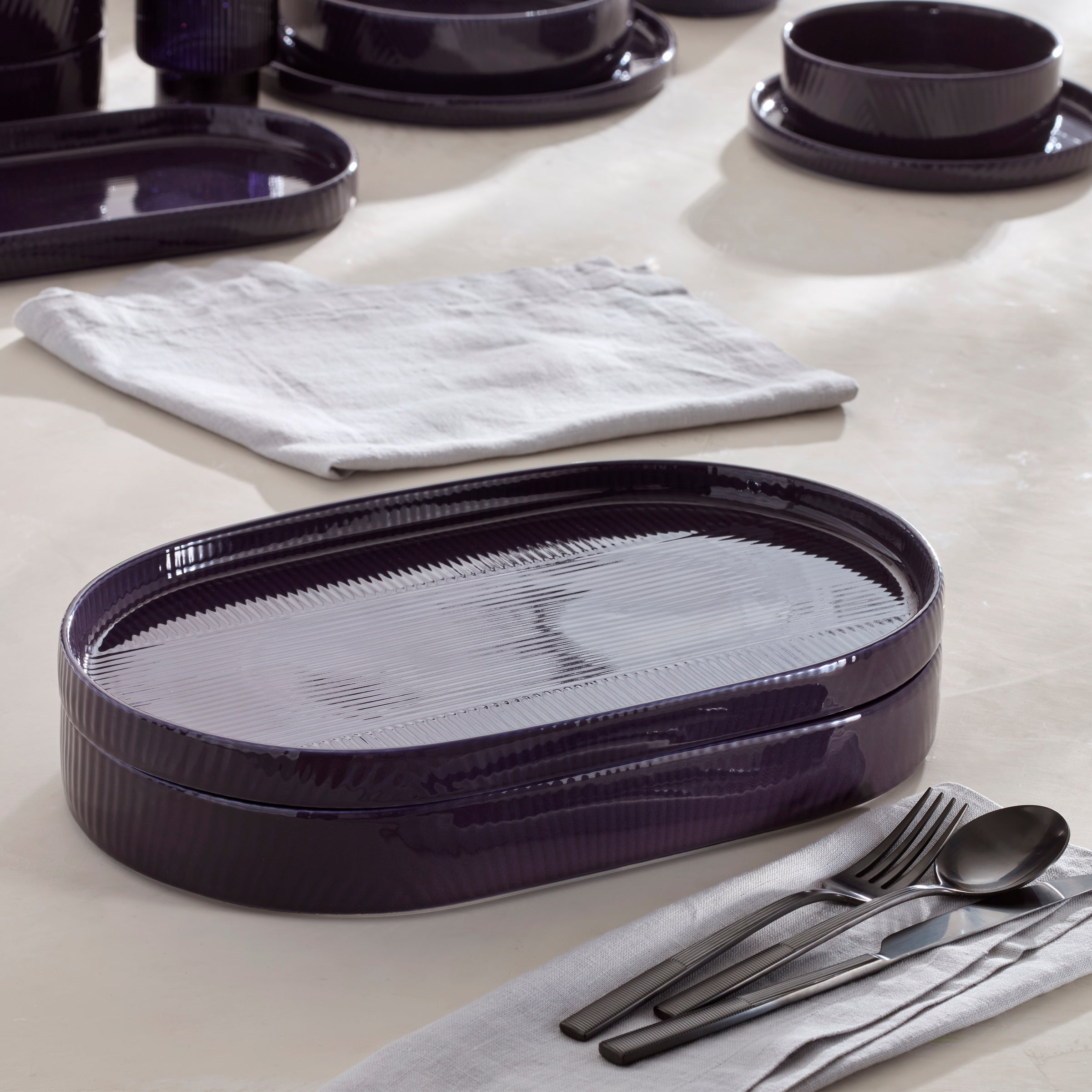 Lenox Everyday Flatware Modulus Nightshade 2-Piece Serving Set - Image 4