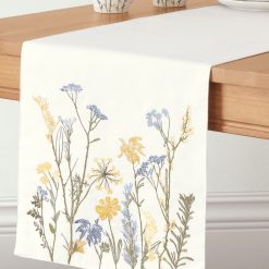 Lenox Everyday Flatware Wildflowers Border 14x90 Table Runner