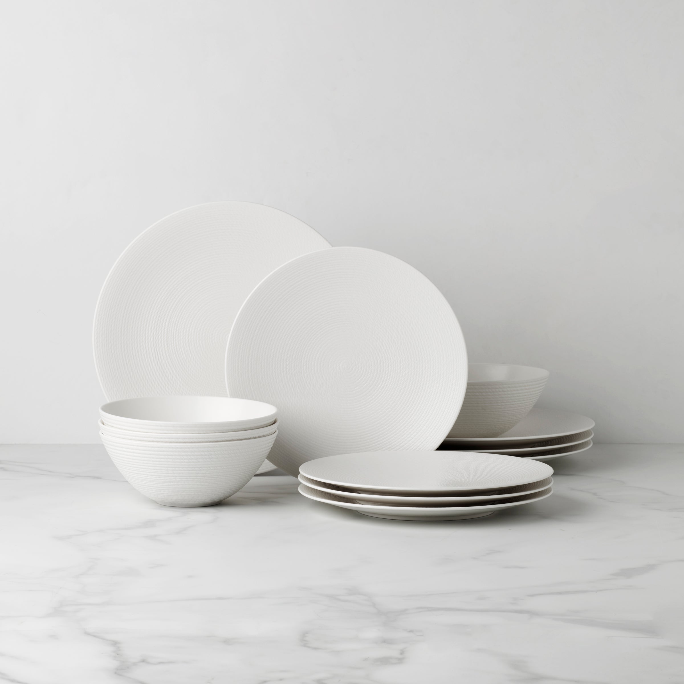 Lenox Everyday Flatware LX Collective White 12-Piece Dinnerware Set