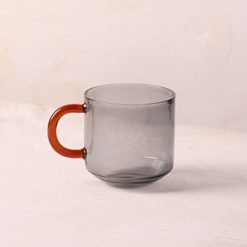 Lenox Everyday Flatware Niko Black Glass Mug