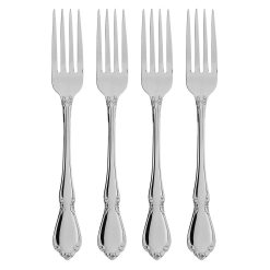 Lenox Everyday Flatware Chateau Dinner Forks, Set of 4