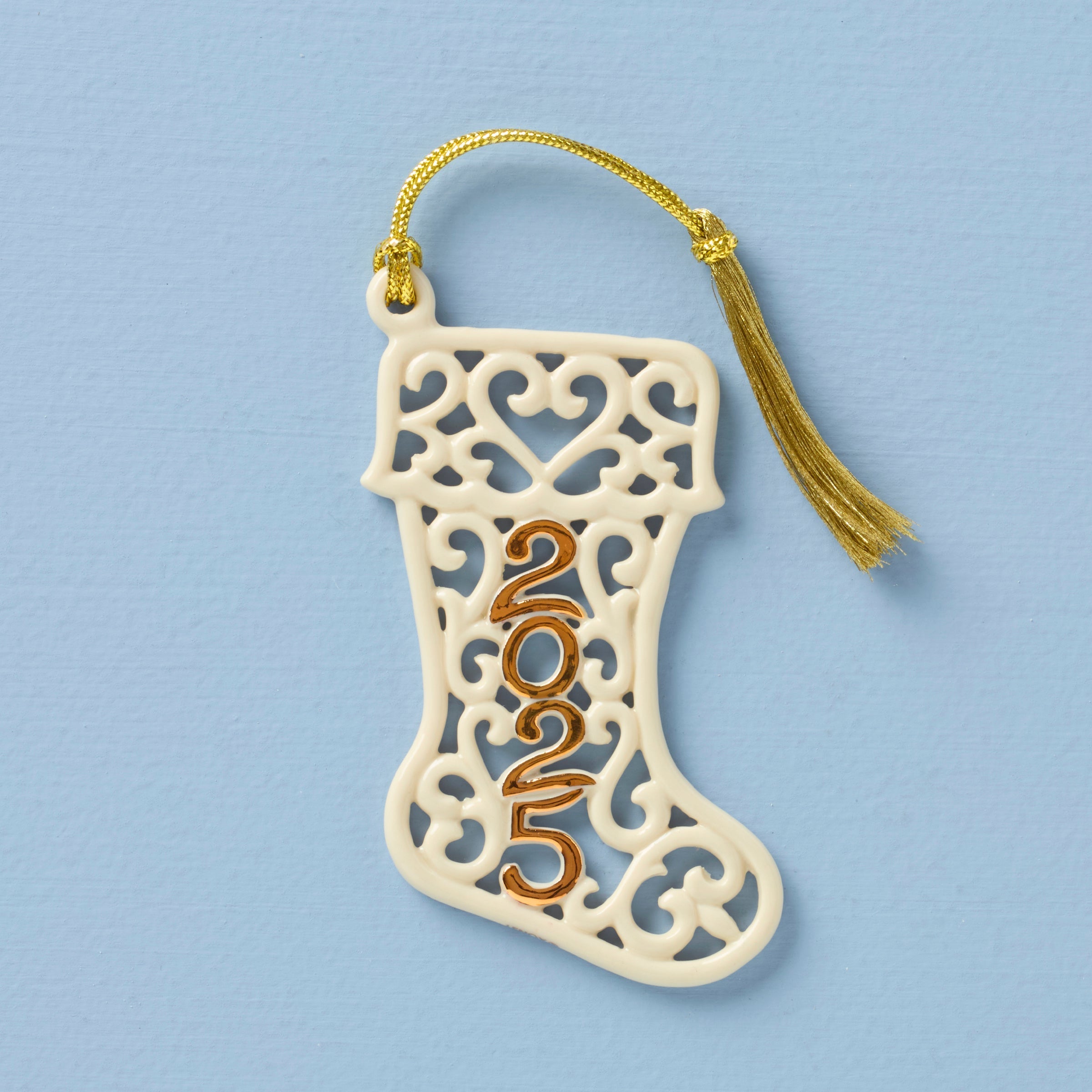 Lenox Everyday Flatware 2025 A Year To Remember Stocking Ornament