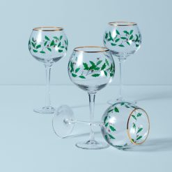 Lenox Everyday Flatware Holiday Balloon Glasses, Set of 4