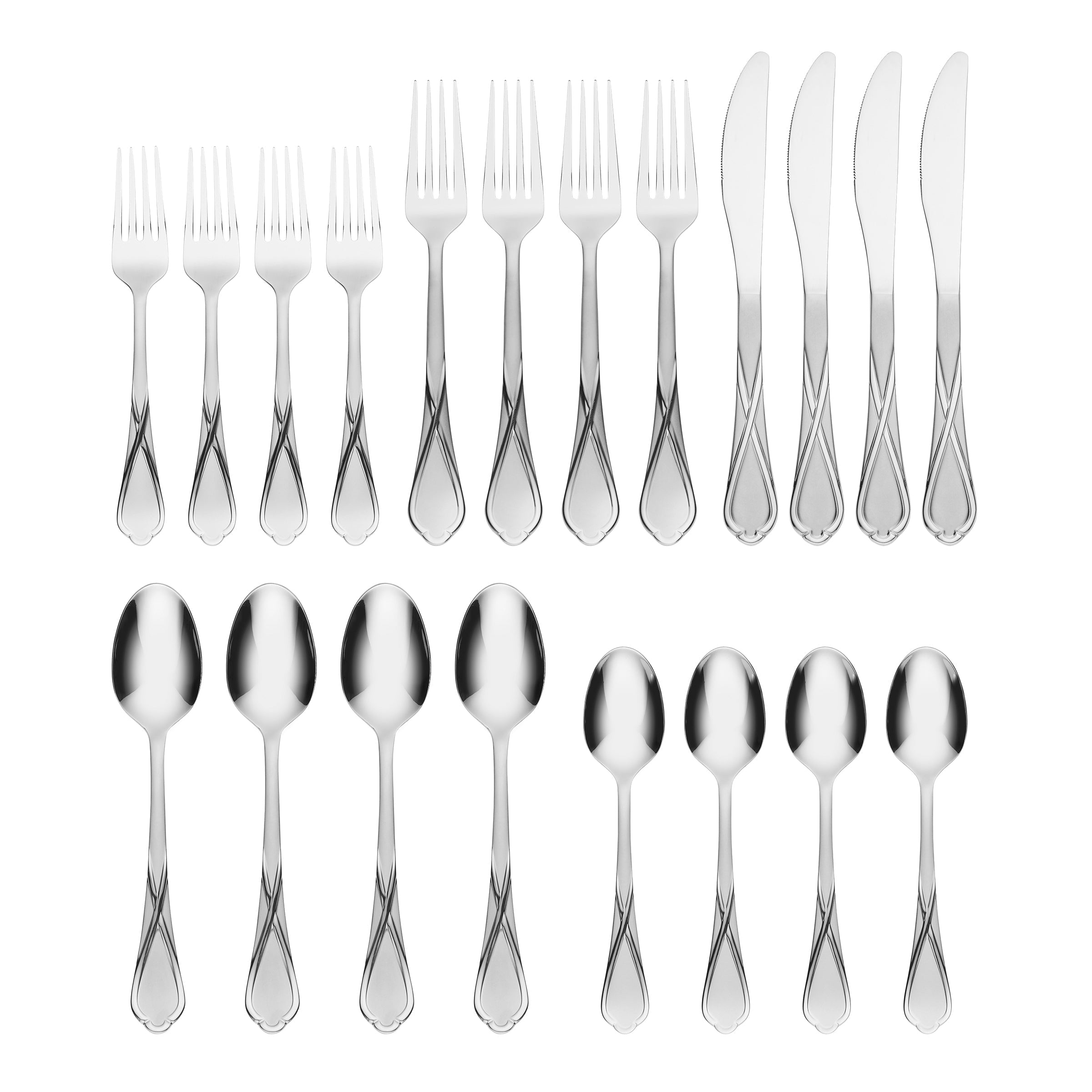 Lenox Everyday Flatware Heather Sand 20-Piece Flatware Set - Image 2