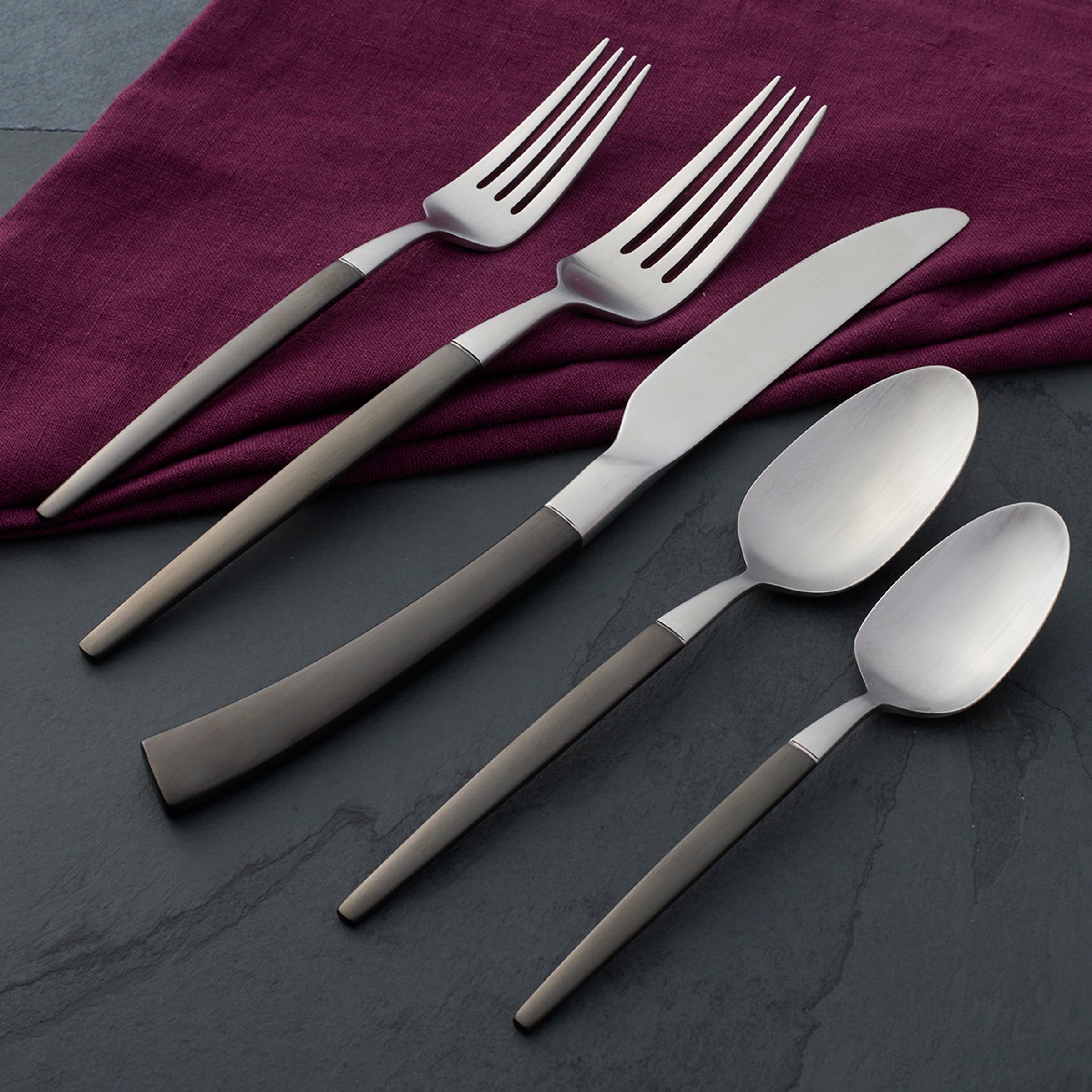 Lenox Everyday Flatware Adjacent Midnight 20-Piece Flatware Set - Image 3