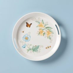 Lenox Everyday Flatware Butterfly Meadow Melamine Round Tray