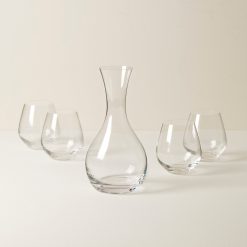 Lenox Everyday Flatware Tuscany Classics Decanter & Stemless Wine Glass Set
