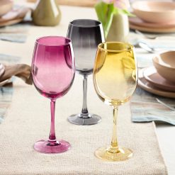 Alternative view of Lenox Everyday Flatware Golden Hour All-Purpose Wine Glasses, Set of 4