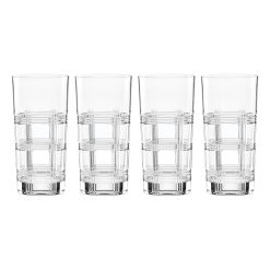 Lenox Everyday Flatware Hudson Crystal Highball Glasses, Set of 4
