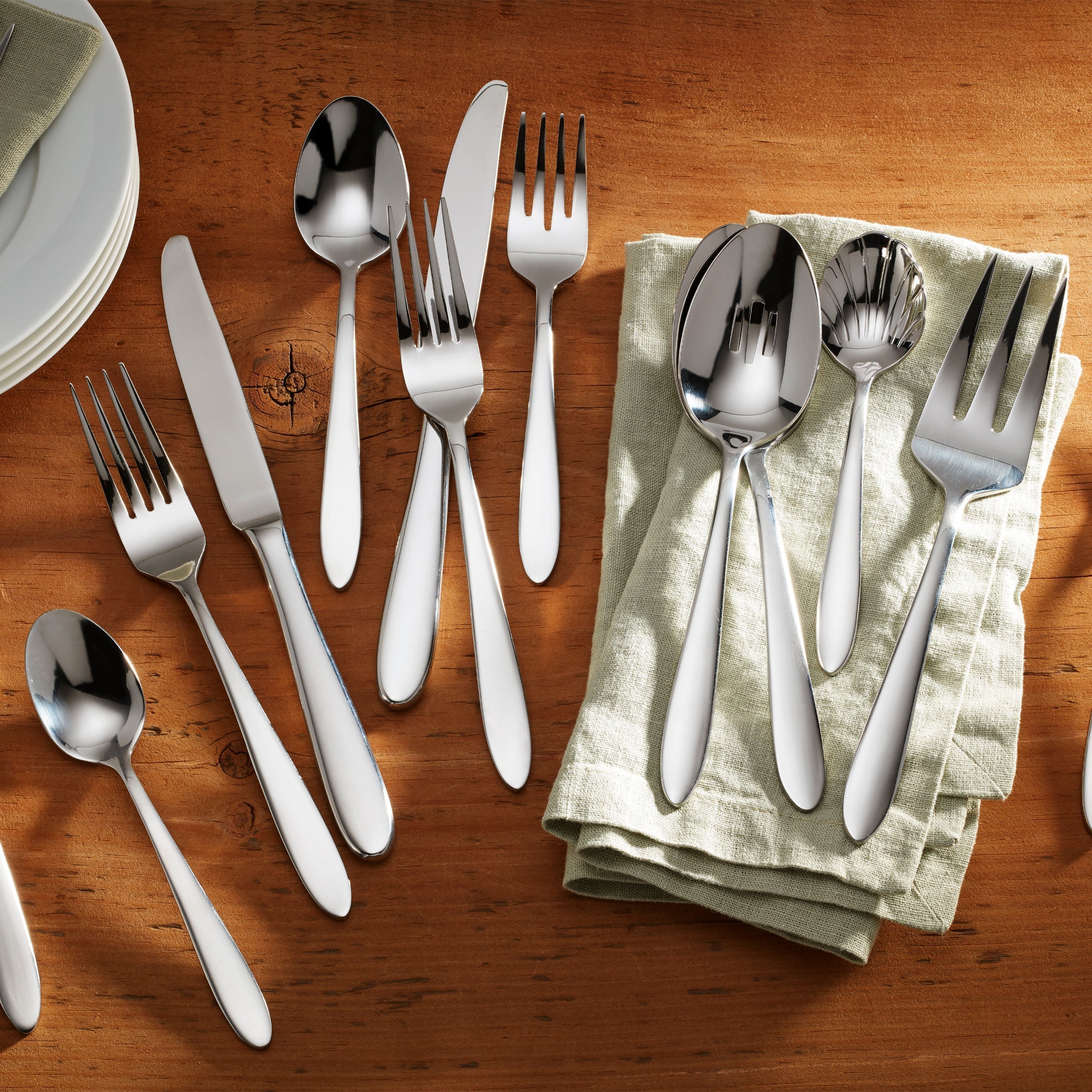 Lenox Everyday Flatware Mooncrest 45-Piece Flatware Set - Image 2