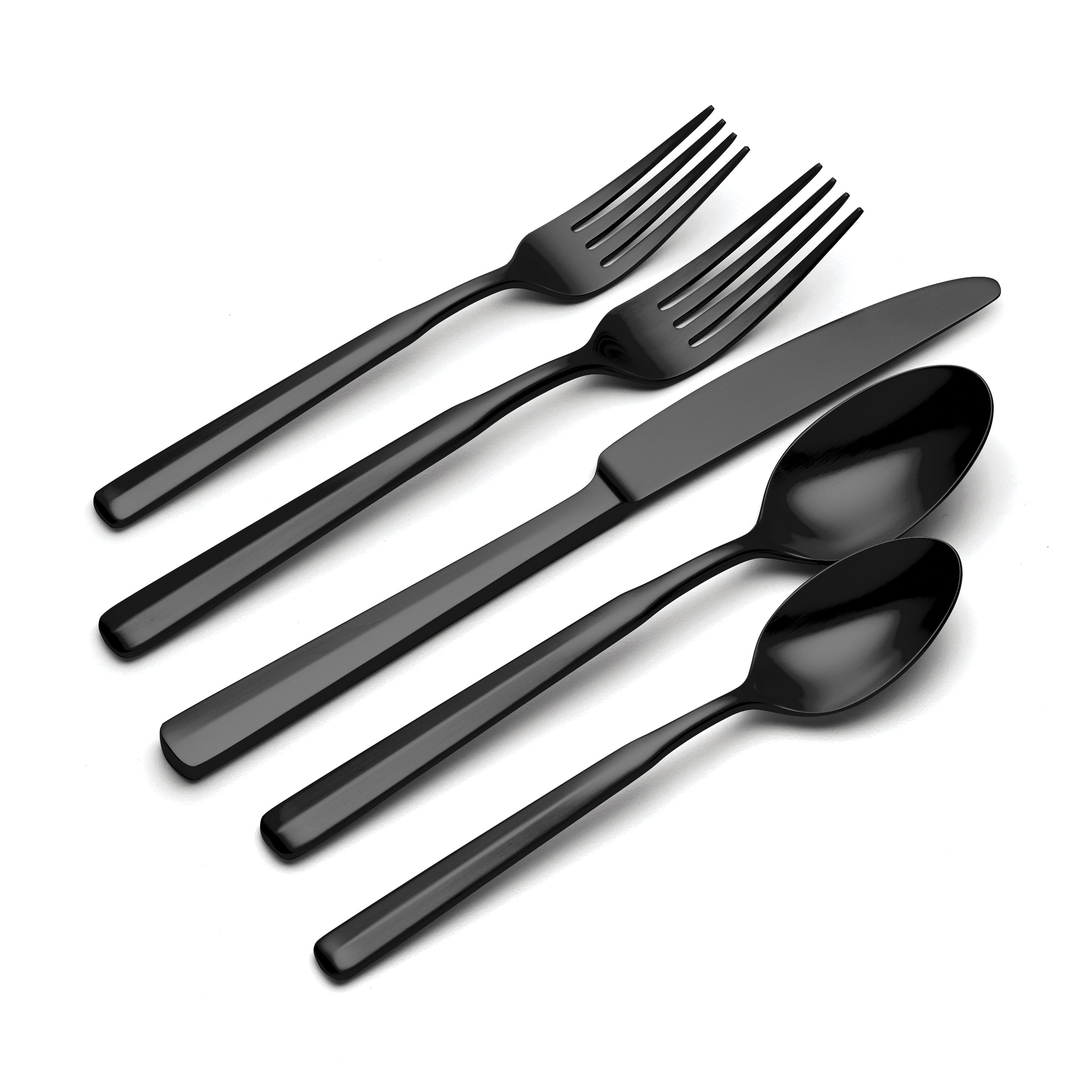 Lenox Everyday Flatware Ryder Black Satin 20-Piece Flatware Set - Image 3