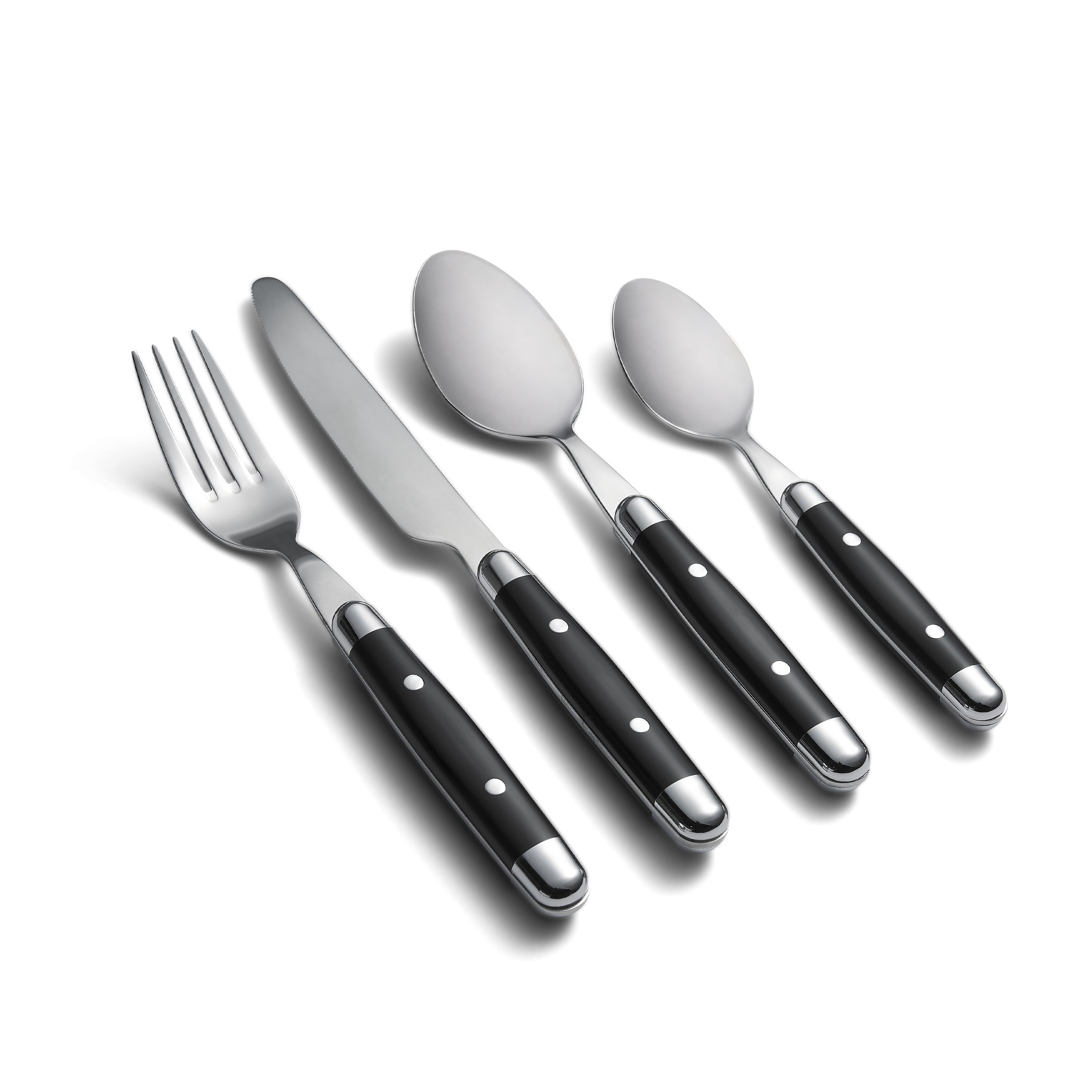 Lenox Everyday Flatware Jubilee Black 16-Piece Flatware Set - Image 3