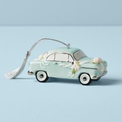 Alternative view of Lenox Everyday Flatware Personalized Just Married Car Ornament