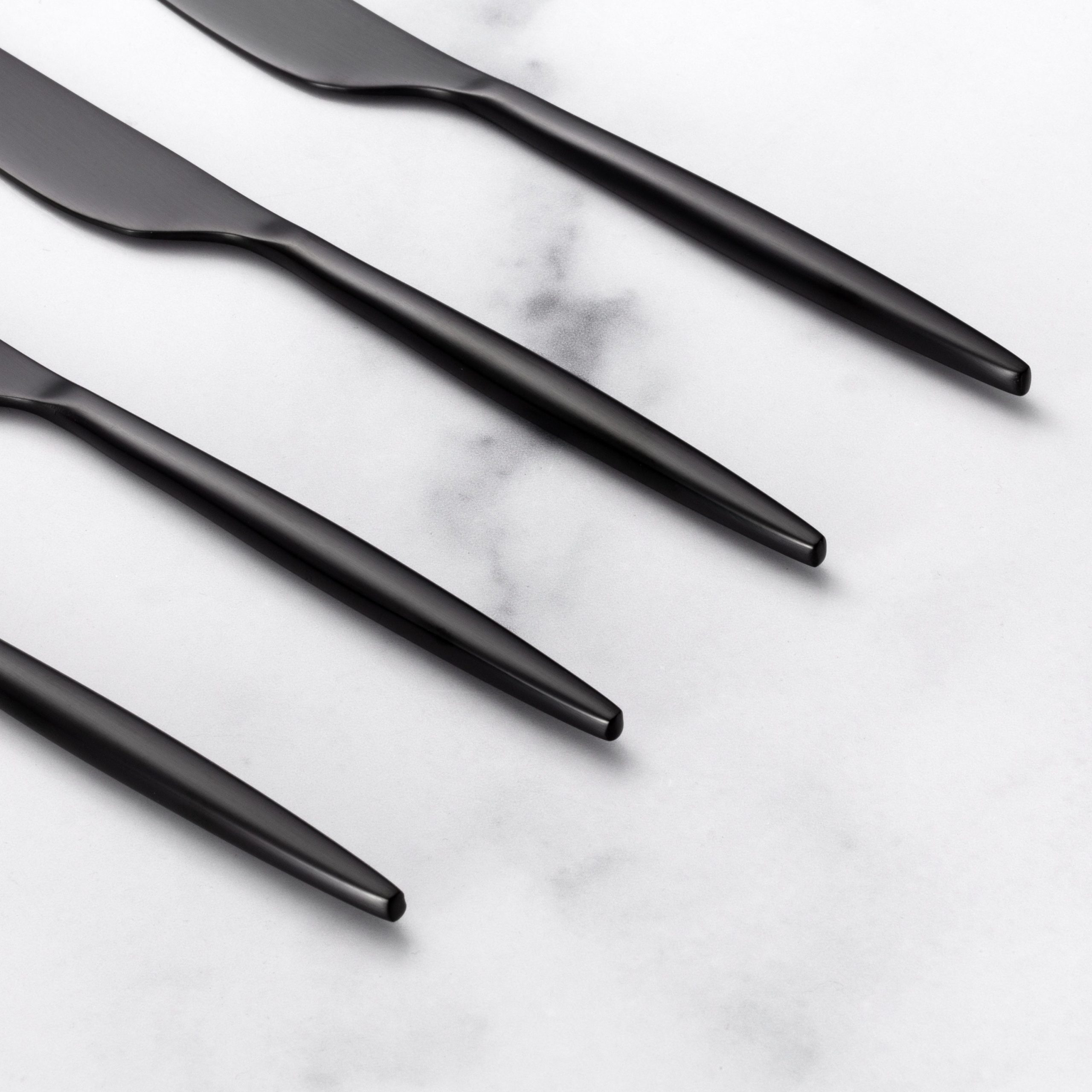 Lenox Everyday Flatware Gaze Black Satin Spreaders, Set of 4 - Image 3
