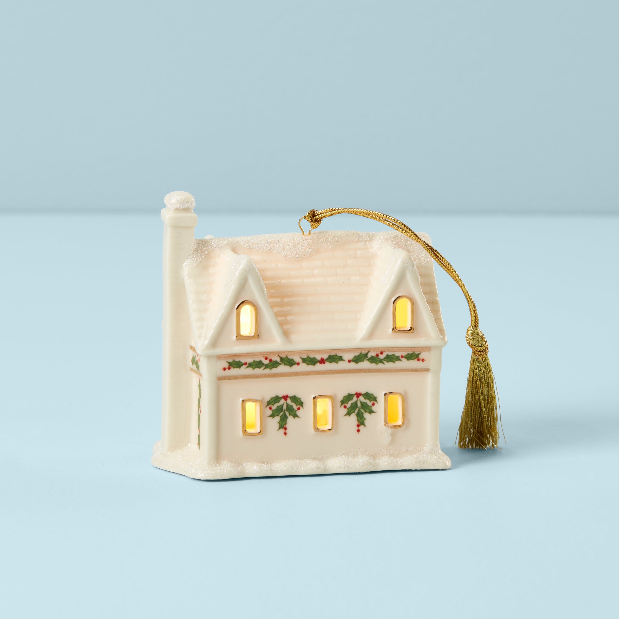Lenox Everyday Flatware Christmas Village Toy Shop Lit Ornament - Image 2